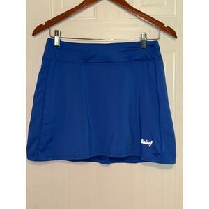 Baleaf  Athletic Pull On Blue Mini Skort Golf Tennis Skirt Size Medium